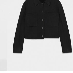 Black Button-Up Cardigan